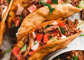 Slow Cooker Shredded Beef Tacos recipe