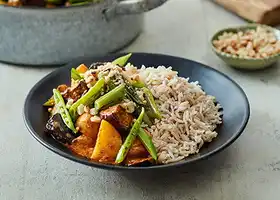 Aubergine massaman curry recipe