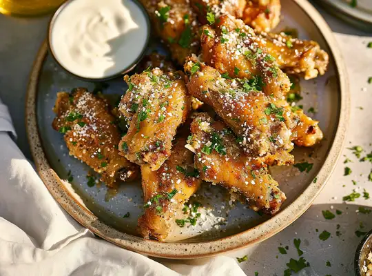 Garlic Parmesan Wings