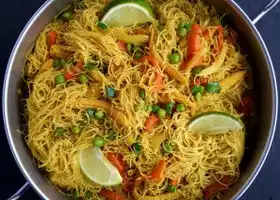 Vegetable Singapore Noodles recipe