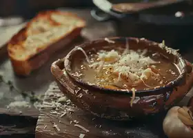 Caramelized Onion Soup with Gruyère Toast recipe