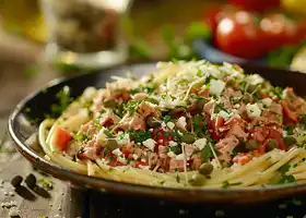 Mediterranean Tuna Pasta recipe