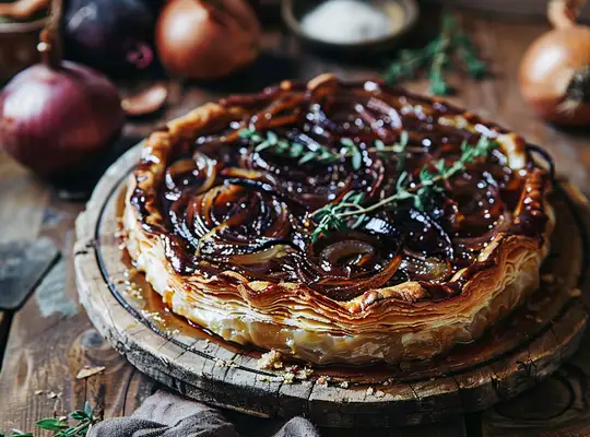 Stashcook | Caramelized Onion and Balsamic Tarte Tatin