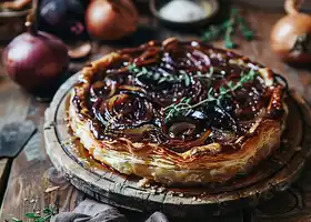 Caramelized Onion and Balsamic Tarte Tatin recipe