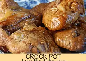 Crock Pot Honey BBQ Chicken Wings recipe