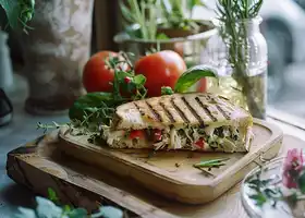 Herbed Tuna and Swiss Cheese Panini recipe