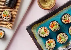 Vegetable Brown Rice Sushi recipe