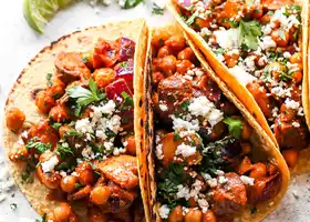 Al Pastor Chickpea Tacos recipe