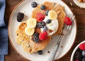 Banana Oatmeal Pancakes recipe