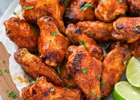 Spicy Mango BBQ Chicken Wings recipe