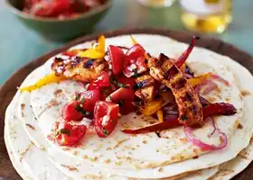 Lemon chilli chicken fajitas recipe