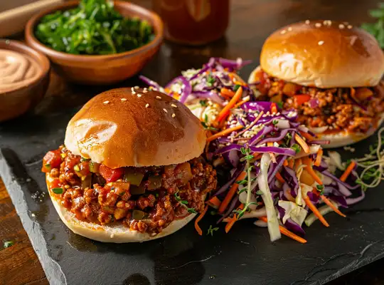 Stashcook | Turkey Sloppy Joes with Apple Cabbage Slaw