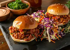 Turkey Sloppy Joes with Apple Cabbage Slaw recipe