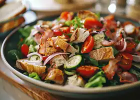 Mediterranean Bread Salad recipe