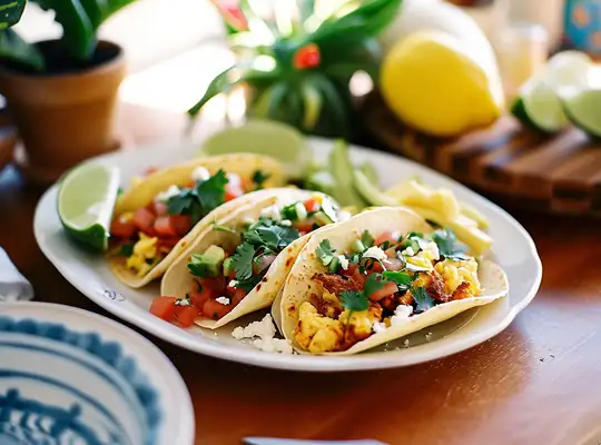 Vegetarian Breakfast Tacos Recipe