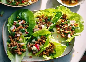 Easy 30 Minute Pork Lettuce Wraps recipe