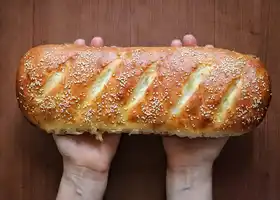 Thanksgiving Sesame Seed White Bread recipe