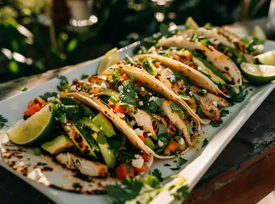 Stashcook | Grilled Chicken Tacos with Avocado Salsa