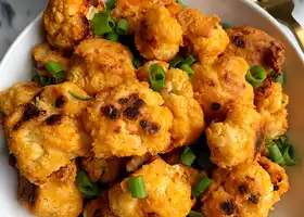 Crispy Baked Buffalo Cauliflower Wings recipe