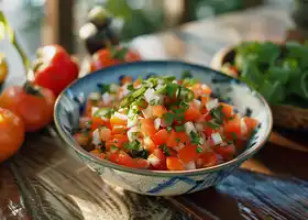 Tomato and Carrot Pico De Gallo recipe