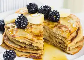 Banana Oatmeal Pancakes (Vegan) recipe