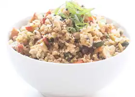 Whole30 + Keto Cauliflower Fried Rice recipe