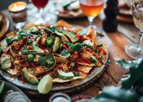 Spicy BBQ Chicken Nachos recipe