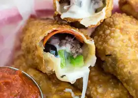 Supreme Pizza Egg Rolls recipe