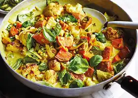 Coconut cauli and sweet potato curry recipe