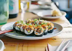 Lacto Vegetarian Sushi recipe