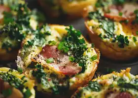 Bacon, Kale & Swiss Egg Muffins recipe