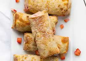 Strawberry Cheesecake Egg Rolls recipe