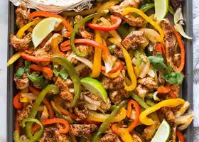 Sheet Pan Chicken Fajitas recipe