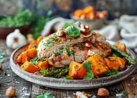 Hearty Chicken and Butternut Squash Roast recipe