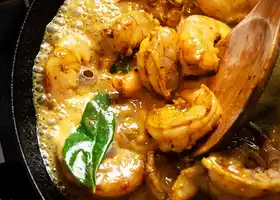 Coconut Shrimp Curry With Mushrooms recipe
