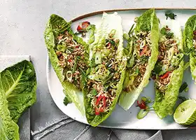 Thai pork lettuce cups recipe