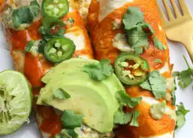 Black Bean Tofu Scramble Vegan Enchiladas Recipe recipe