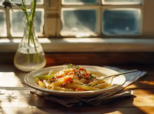Stashcook | Pasta with Creamy Lentil Sauce