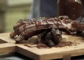 Smoked Beef Ribs with Texas BBQ Sauce recipe