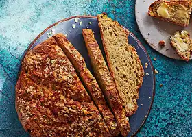 Cheese, oat & spring onion soda bread recipe