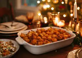 Vegetarian Tater Tot Casserole recipe