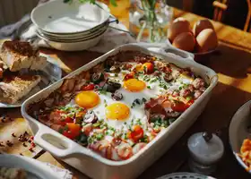 Hearty British Breakfast Bake recipe