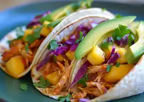 Spicy Mango BBQ Jackfruit Tacos recipe