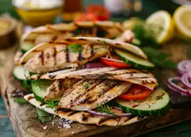 Grilled Chicken Pita Pockets recipe