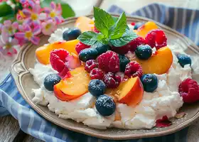 Cottage Cheese with Mixed Berries & Honey recipe