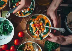 Creamy Coconut Chickpea and Sweet Potato Soup recipe