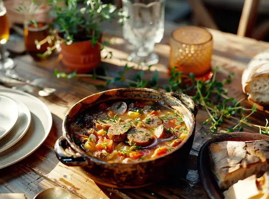 Stashcook | Roasted Sausage and Tomato Soup