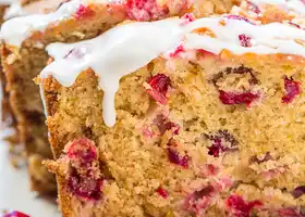 Cranberry Orange Bread with Sweet Orange Glaze recipe