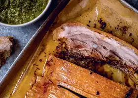 Pork Belly and Mojo Verde recipe