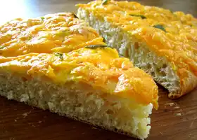 Cheese and Jalapeno Focaccia Bread recipe